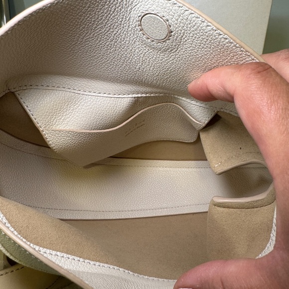 Polène Tonca Handbag in Chalk - Picture 13 of 15